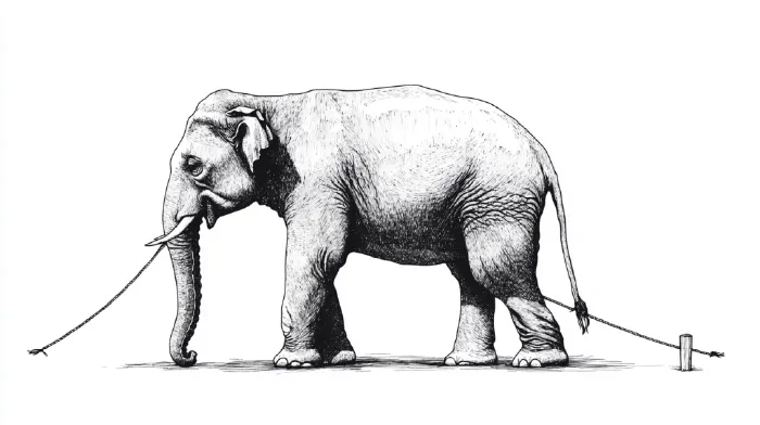 The Elephant's Rope: Why Breaking Free isn't About Strength
