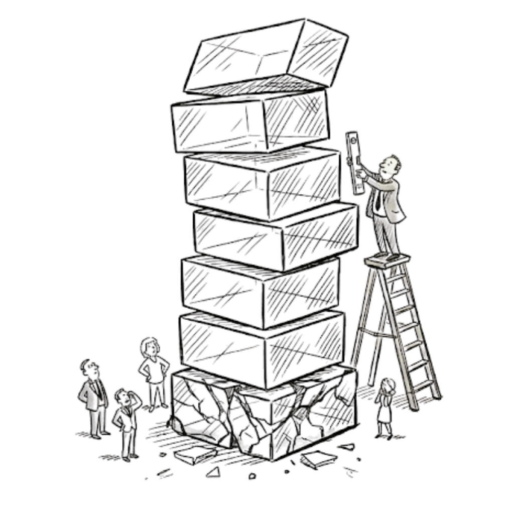 The Geometry of Ruin: Possible, Plausible, Probable